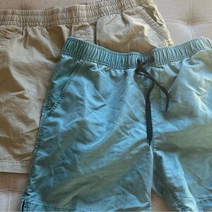 Two pairs of men’s shorts, size L